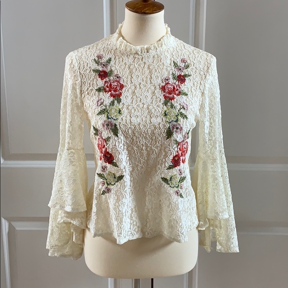 Chelsea & Violet Tops - Chelsea & Violet Lace Top